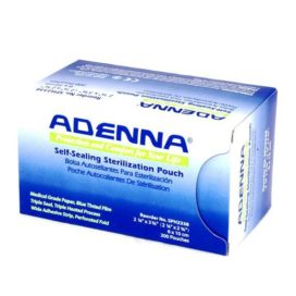 2 1/4" x 2 3/4" Sterilization Pouches - Box of 200 - Adenna