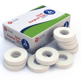 1/2" Cloth Tape - 24 Rolls - Dynarex