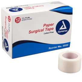 1" Paper Tape - 12 Rolls - Dynarex