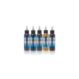 5 Bottle Muted Colors Set - 2oz - Fusion