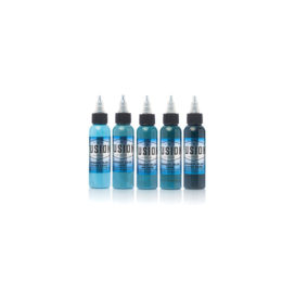 5 Bottle Opaque Blue Set - 2oz - Fusion