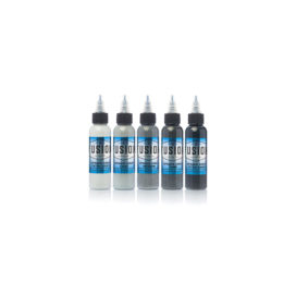 5 Bottle Opaque Gray Set - 2oz - Fusion