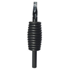 15 Flat - Closed - 1" - Black Latex Grips